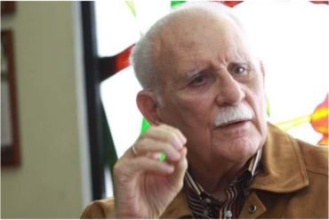 ¡LO ÚLTIMO! Fallece José Vicente Rangel a sus 91 años a causa de un paro cardíaco