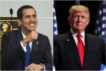 ¡SEPA! Guaidó agradece al gobierno de Trump por su “apoyo constante” a la causa de una Venezuela libre