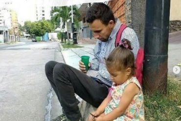 ¡INDIGNANTE! Esto es lo que hay detrás del supuesto hombre «sin recursos» que pedía ayuda junto a su hija en Valencia (+Lo detuvieron)