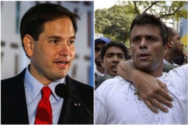 ¡PREOCUPANTE! Marco Rubio advierte que la amenaza de recluir a Leopoldo López en Ramo Verde «es muy real»