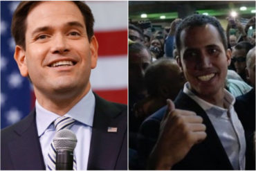 ¡SIEMPRE FILOSO! Marco Rubio sobre regreso de Guaidó al país: Su valor contrasta con la cobardía de Maduro