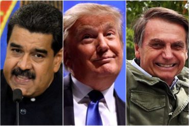 ¿NERVIOSO, NICO? Régimen califica de “peligrosas” las declaraciones de Donald Trump y Jair Bolsonaro (+Comunicado)