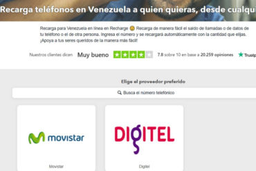 ¡DE INTERÉS! Así pueden recargar saldo a los venezolanos afectados por el apagón desde el exterior