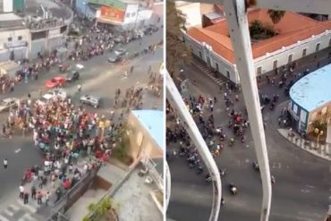 ¡MALANDROS! Colectivos armados arremetieron contra vecinos de la avenida San Martín este #12Mar (+Videos)