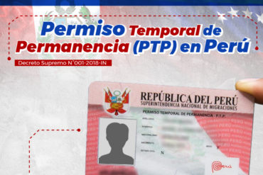 ¡IMPORTANTE! Venezolanos en Perú que no actualicen datos podrían perder su PTP