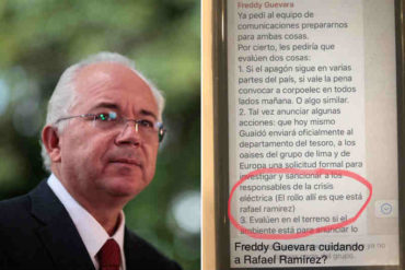 ¡POR FAVOR! Rafael Ramírez denuncia otra “olla más” del gobierno en su contra: “Ahora me vinculan con Voluntad Popular”