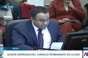 ¡PICADO! La pataleta que armó el representante de Maduro en la OEA para impedir evaluar informe sobre Venezuela (+Videos)