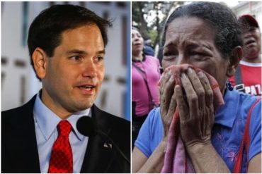 ¡PREOCUPANTE! Rubio alerta que Venezuela está cerca de una escasez de alimentos y combustible “sin precedentes”