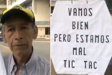 ¡ASÍ ESTAMOS! “Vamos bien, pero estamos mal”: El potente mensaje del “señor del papagayo” tras nuevo apagón masivo (+Video)