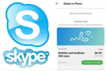 ¡SOLIDARIOS! Skype ofrece 300 minutos gratis para llamadas a Venezuela