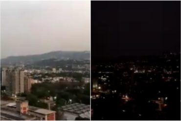 ¡LE MOSTRAMOS! Así se vio Caracas durante el apagón de este #27Mar (+Video impactante)