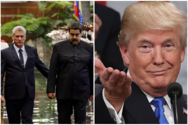 ¡LES CAYÓ FRUTERO! Trump endureció embargo comercial contra Cuba por apoyar al régimen de Maduro