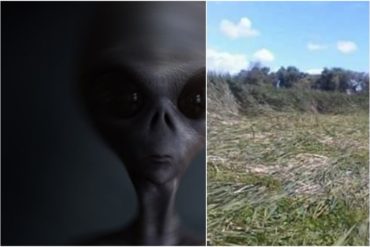 ¿ALIENÍGENAS? Habitantes de Ciudad Bolívar divisaron luces extrañas en el cielo y cuando fueron a fotografiar el área se encontraron con esto (+Fotos)