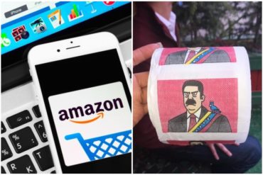 ¡CREATIVOS! En Amazon venden papel higiénico con la cara de Maduro para recaudar fondos y ayudar a los venezolanos (+Fotos)