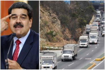 ¡SIN PALABRAS! Maduro se adjudica el éxito por el arribo de ayuda humanitaria al país: «Toda la ayuda que quiera llegar es bienvenida»