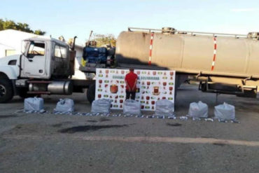 ¡CAPTURADO! Detienen a gandolero con 275 kilos de presunta cocaína