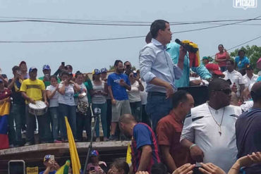 ¡IMPARABLE! Guaidó en Cabimas: “A pesar de los obstáculos, estamos aquí para acompañar al pueblo”