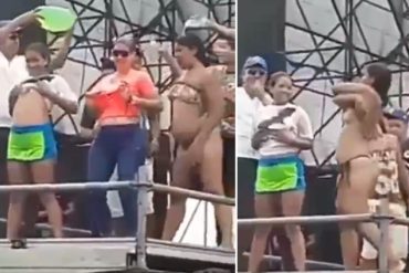 ¡PENA AJENA! El “derrape” de unas jóvenes en la tarima del «Dracufest» que se hizo viral (+Video +Lolas al aire)