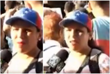 ¡EN LA LUCHA! El llamado de esta enfermera para que los venezolanos se mantengan en las calles (+Video)