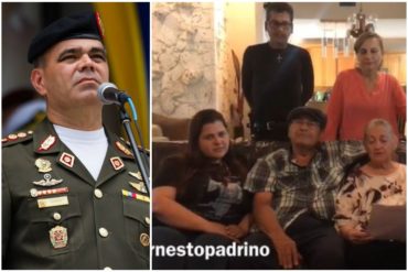 ¡CONTUNDENTE! Familiares de Padrino López le hacen un llamado este #30Abr: “Decide si te pones del lado del pueblo o lo masacras” (+Video)