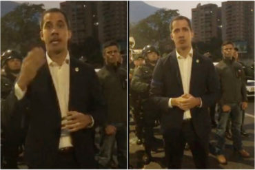 ¡URGENTE! Guaidó anuncia respaldo de la FAN y llama a la calle: «Pueblo de Caracas, todos a la Carlota» (+Video)