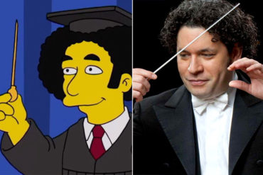 ¡GENIAL! Así fue como Gustavo Dudamel “llegó” a Los Simpsons