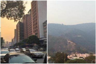 ¡NO PEGAMOS UNA! Esta es la causa de la inusual capa de humo que cubrió Caracas la tarde de este #8Abr (+Fotos) (+Video)