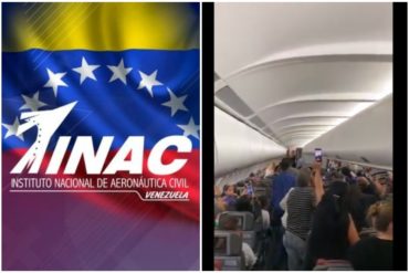 ¡BOCHORNOSO! Aseguran que presidente del INAC “devolvió” vuelo con destino a Madrid para que subieran 2 familiares (+Videos) (+Lo que le gritaron)