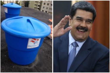 ¡CARITO VALE! El tanque azul que Maduro propone como solución a la crisis del agua se lleva hasta 28 salarios mínimos (+Precios)