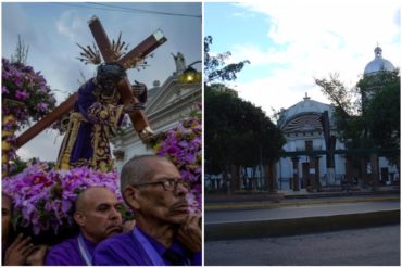 ¡NI ESO RESPETAN! Procesión del Nazareno en San Martín fue atacada con piedras y una joven resultó herida (+Detalles)