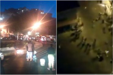 ¡SE ENCIENDEN LAS CALLES! Protestan a pocas cuadras de Miraflores por falta de agua (+Videos) (+Foto)