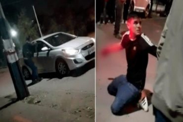 ¡VALIENTE! Venezolano que conducía taxi en Chile se enfrentó y sometió a dos asaltantes que pretendían robarlo a punta de pistola (+Video)