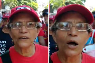 ¡AY, POR FAVOR! La razón de esta chavista para defender al régimen de Nicolás Maduro: “Hasta la muerte, si es posible” (+Video)