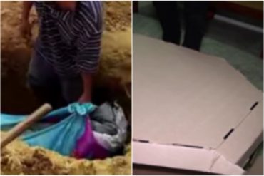 ¡DRAMÁTICA SITUACIÓN! A los difuntos en Venezuela los entierran en ataúdes de cartón o envueltos en sábanas (+Video)