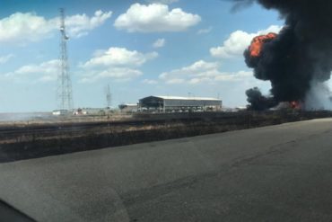 ¡ATENCIÓN! Reportan explosión de oleoducto en el campo de Urica, ubicado entre Monagas y Anzoátegui (+Fotos) (+Video)