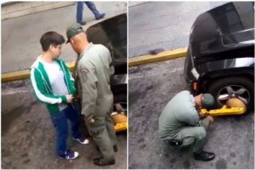 ¡VERGONZOSO! El video de un GNB aceptando un soborno en el aeropuerto de Maiquetía que se hizo viral