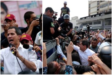 ¡FAJADO! Lo que dejó el recorrido de Guaidó por Caracas para sumar voluntades en la Operación Libertad (+Fotos)