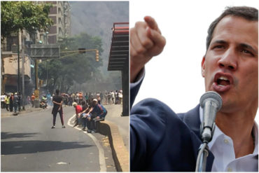 ¡ASÍ FUE! Guaidó sobre las recientes protestas: La presión del pueblo se sintió en Miraflores, obligaron a aparecer al dictador