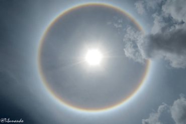 ¡NO SE LO PIERDA! El espectacular halo solar que impactó a los carqueños este #29Abr (+Fotos)