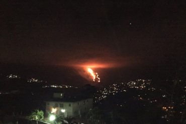 ¡SE LO MOSTRAMOS! Otro incendio afectó a El Ávila este sábado #6Abr (+Fotos)