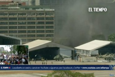 ¡ATENCIÓN! Reportan presunto incendio en la Base Aérea La Carlota este #30Abr (+Fotos)