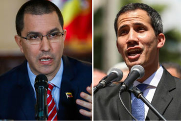 ¡LE CONTAMOS! El picado comentario de Arreaza sobre la gira de Guaidó en Europa: “Es poco trascendente”