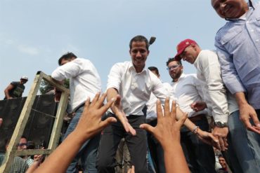 ¡CON EUFORIA! Así recibieron a Guaidó en la Plaza Bolívar de Machiques este #13Abr (+Video)