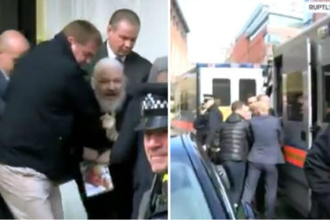 ¡ÚLTIMA HORA! Detienen a Julian Assange en Londres: Lenin Moreno le retiró el asilo político (+Videos)