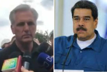 ¡CLARITO! Kevin McCarthy desde el puente Simón Bolívar: “Maduro es el único responsable de la crisis» (+Video)