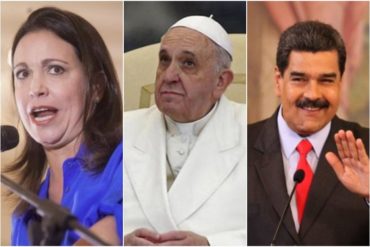 ¡DE FRENTE! María Corina Machado dice que el régimen “se burló” del papa Francisco al ofrecer un nuevo «diálogo»: Esta gente engañó al Vaticano (+Video)