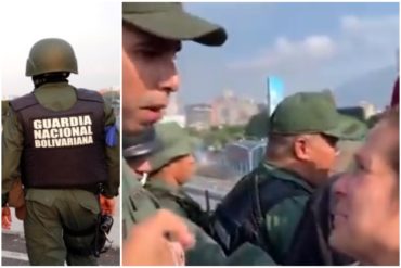 ¡VALIENTE! Las palabras de un funcionario que apoya a Guaidó: “Confiemos en Dios, todos podemos” (+Video)