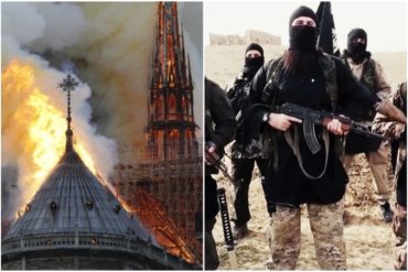 ¡HORROR! Grupo terrorista ISIS celebra el incendio de la catedral de Notre Dame: «Retribución y castigo» (+Fotos)