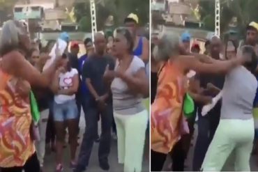 ¡AQUÍ ESTÁ! El video de una pelea entre mujeres de un consejo comunal de Valles del Tuy que se hizo viral