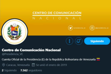 ¡SE LA MOSTRAMOS! Presidencia interina de Guaidó estrena cuenta en Twitter: @Presidencia_VE